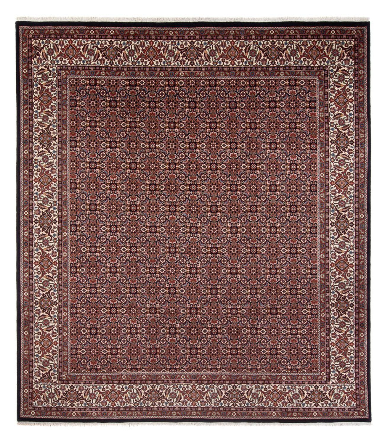Tapis persan - Bidjar - 300 x 248 cm - bleu foncé