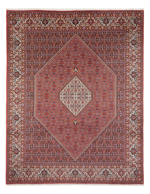 Tapis persan - Bidjar - 337 x 250 cm - rouge foncé