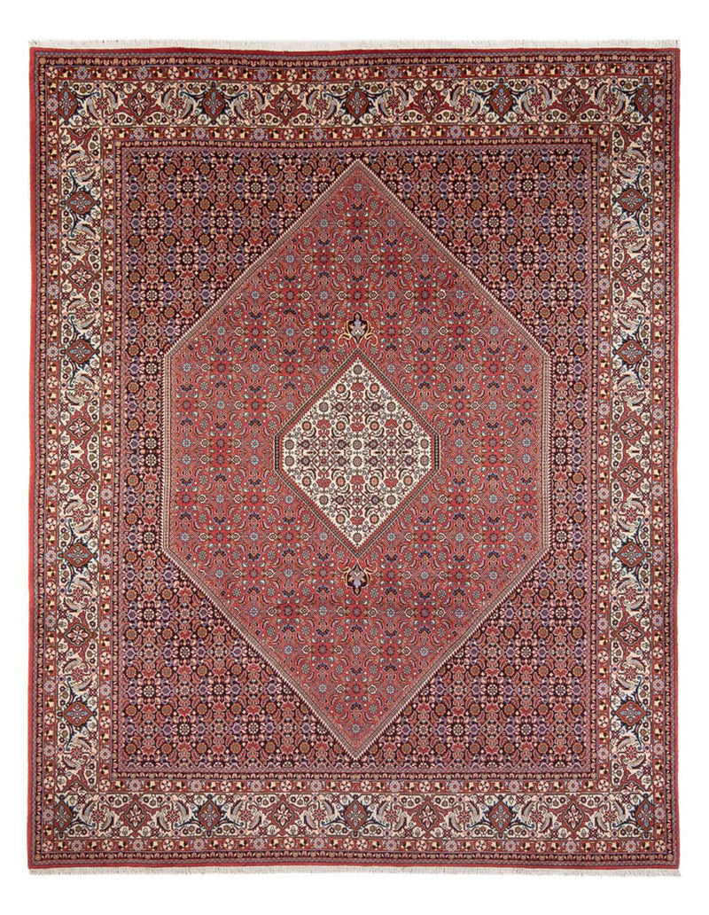 Tapis persan - Bidjar - 337 x 250 cm - rouge foncé