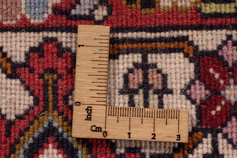 Tapis persan - Bidjar - 337 x 250 cm - rouge foncé