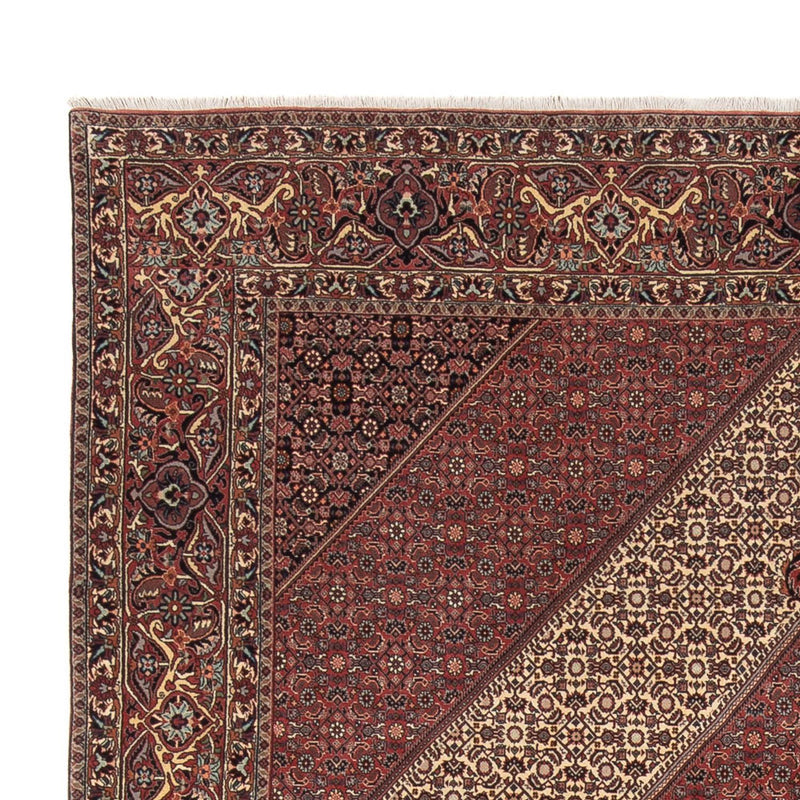 Tapis persan - Bidjar - 345 x 250 cm - rouge foncé