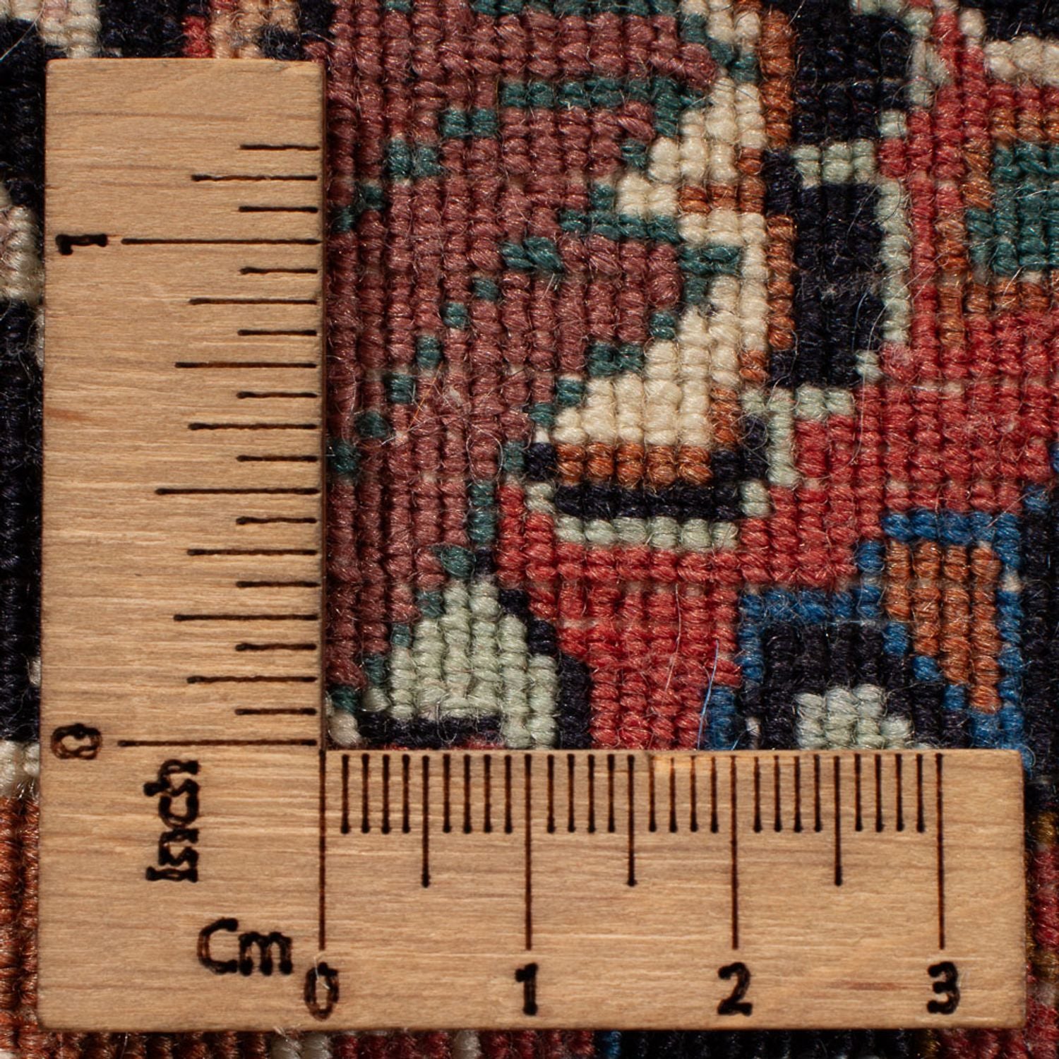 Tapis persan - Bidjar - 345 x 250 cm - rouge foncé