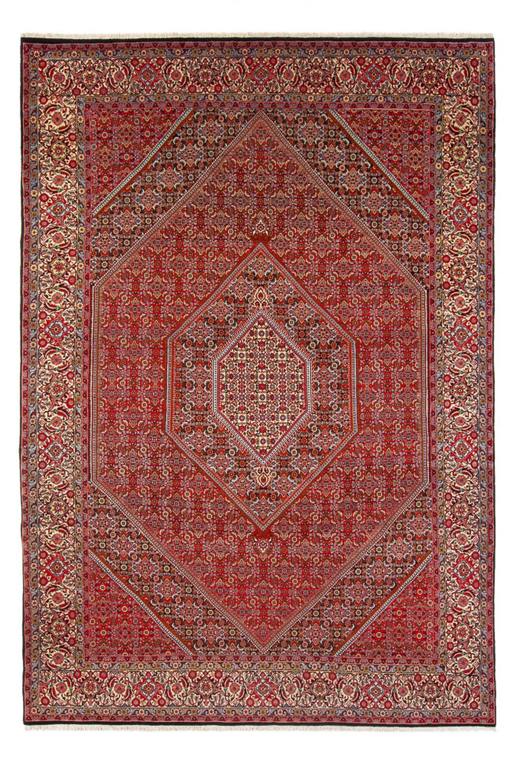 Tapis persan - Bidjar - 341 x 248 cm - rouge
