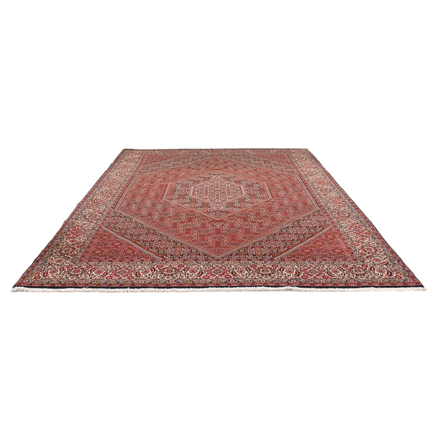 Tapis persan - Bidjar - 341 x 248 cm - rouge