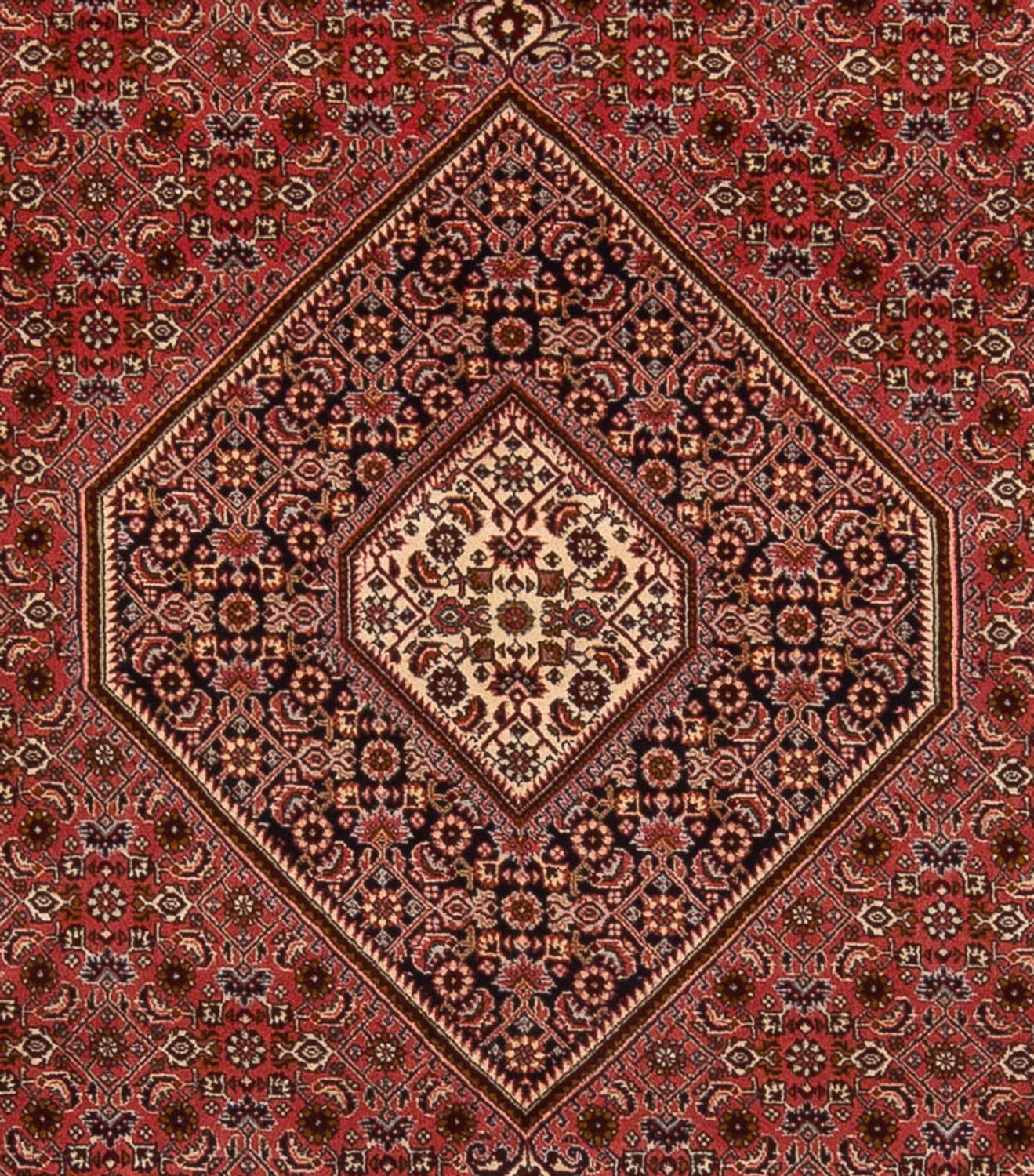 Tapis persan - Bidjar - 350 x 250 cm - rouge foncé
