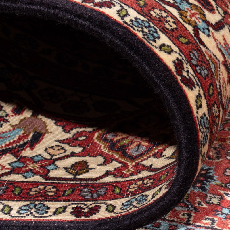 Tapis persan - Bidjar - 294 x 253 cm - rouge foncé