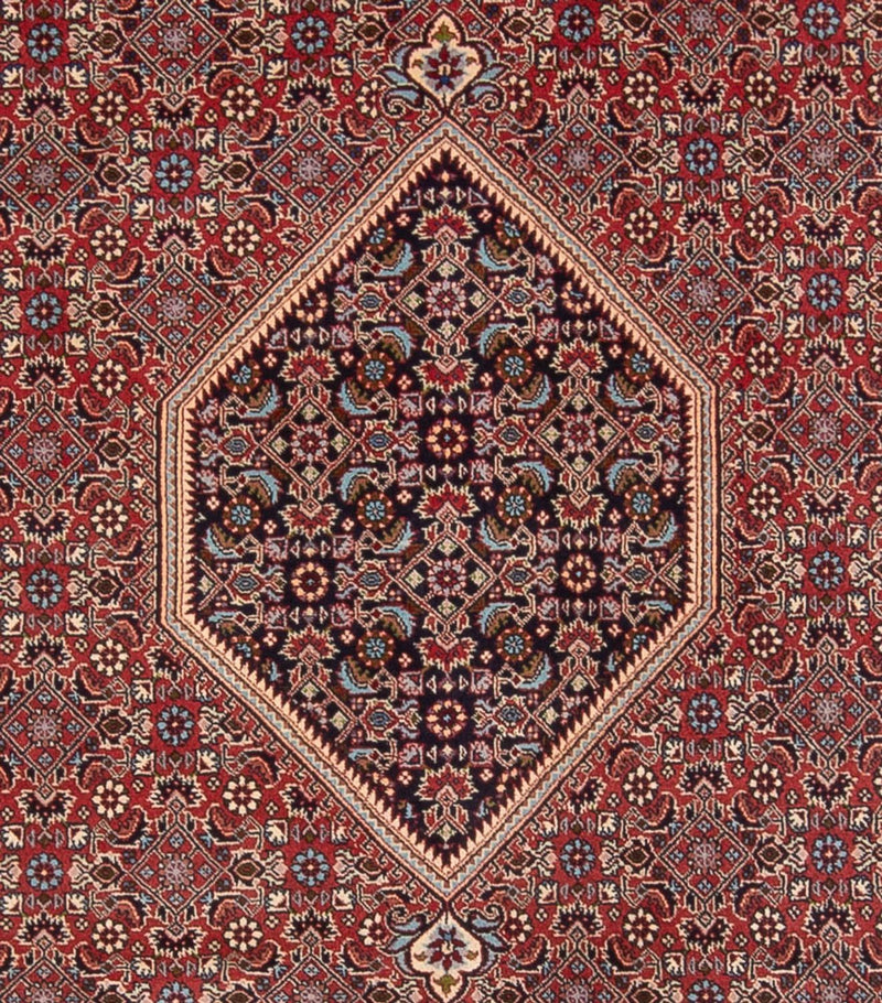 Tapis persan - Bidjar - 341 x 246 cm - rouge foncé