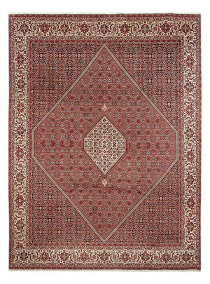 Tapis persan - Bidjar - 343 x 250 cm - rouge foncé