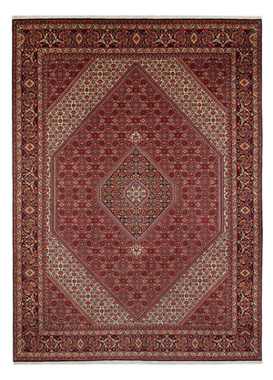 Tapis persan - Bidjar - 352 x 248 cm - rouge foncé