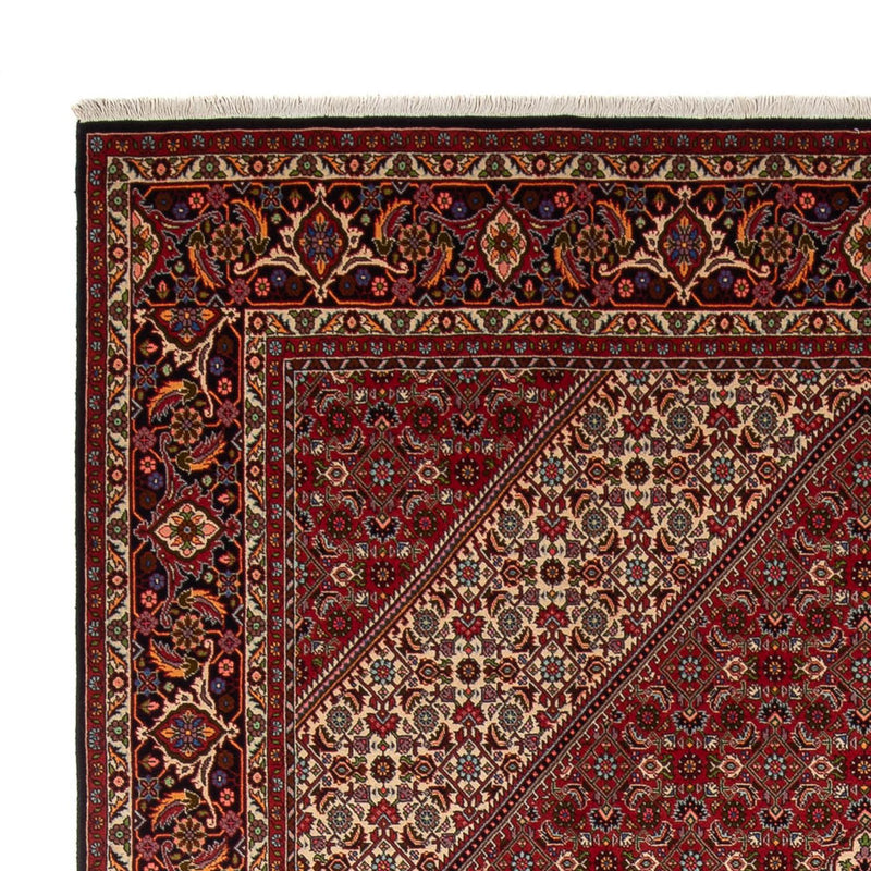 Tapis persan - Bidjar - 352 x 248 cm - rouge foncé