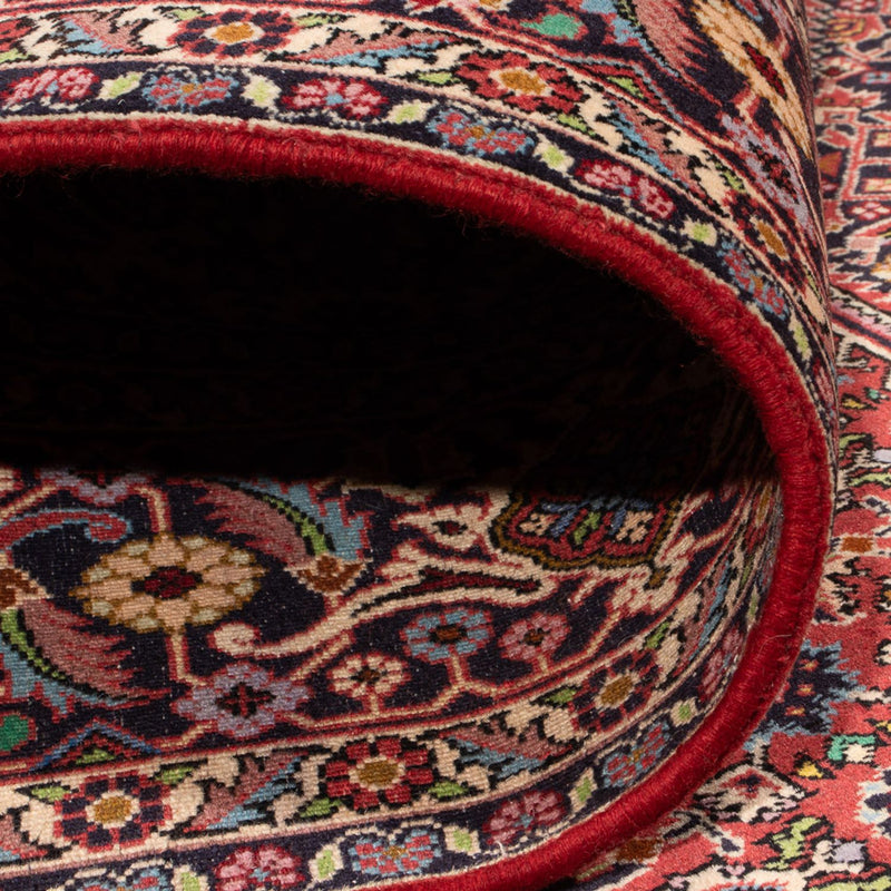 Tapis persan - Bidjar - 339 x 249 cm - rouge foncé