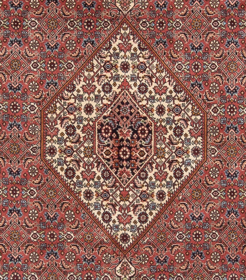 Tapis persan - Bidjar - 299 x 244 cm - rouge foncé