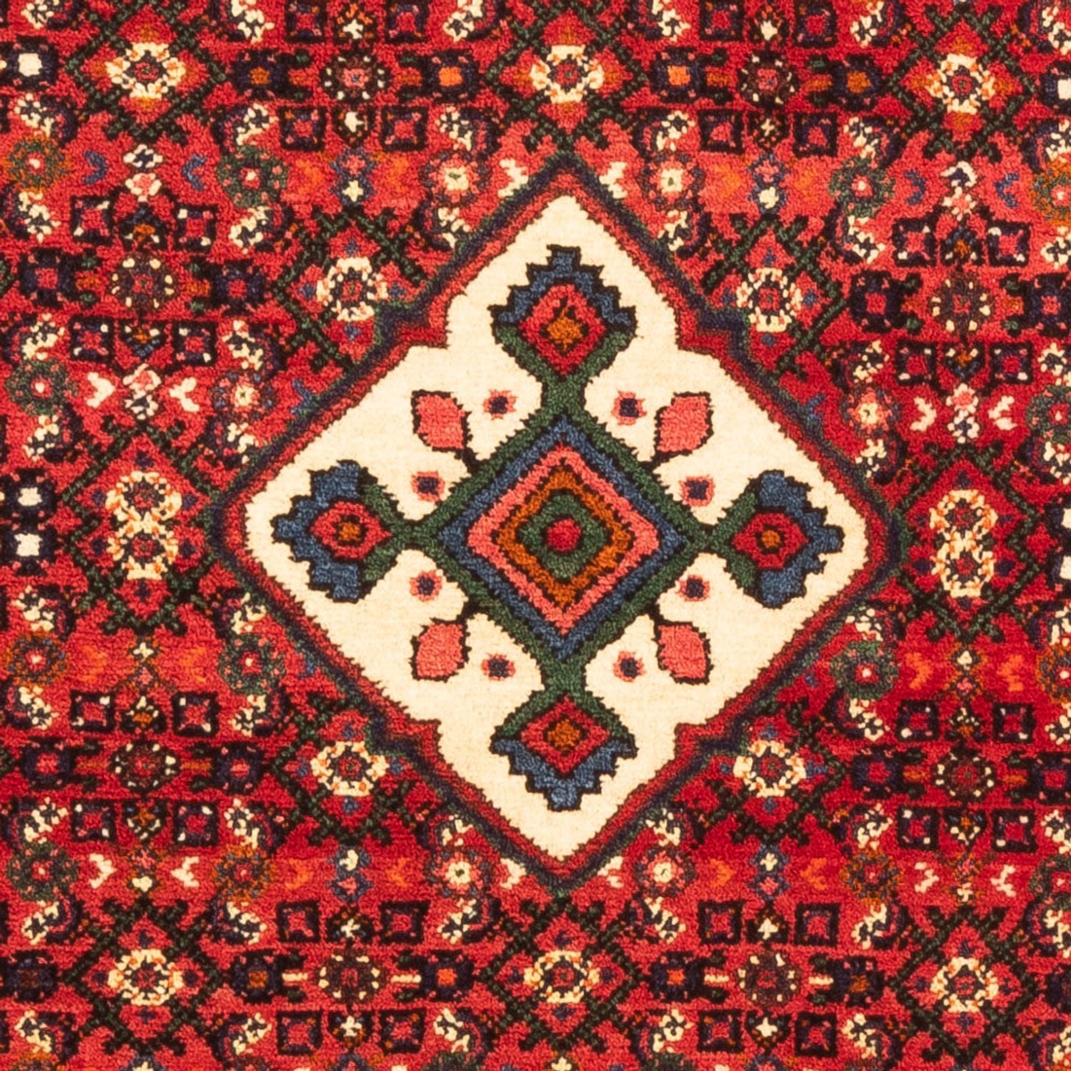 Tapis persan - Nomadic - 158 x 100 cm - rouge foncé