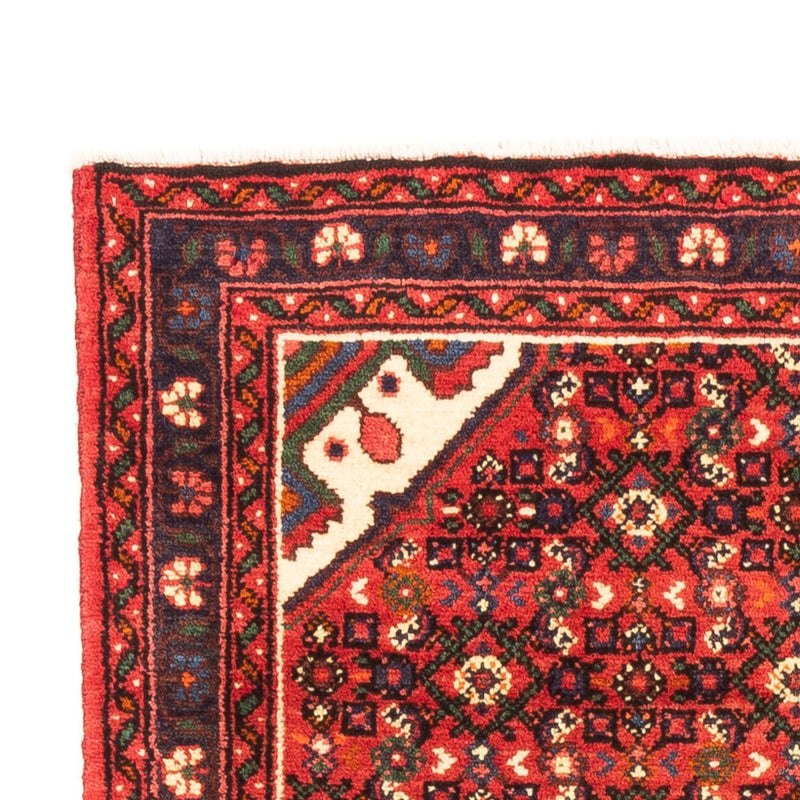 Tapis persan - Nomadic - 158 x 100 cm - rouge foncé