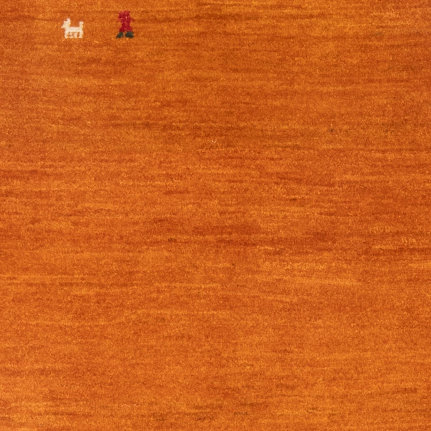 Tapis Gabbeh - Persan - 128 x 100 cm - orange