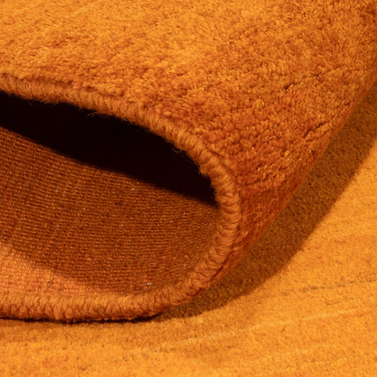 Tapis Gabbeh - Persan - 128 x 100 cm - orange