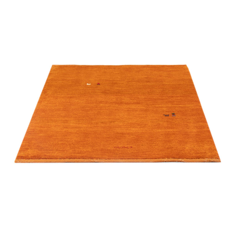 Tapis Gabbeh - Persan - 128 x 100 cm - orange