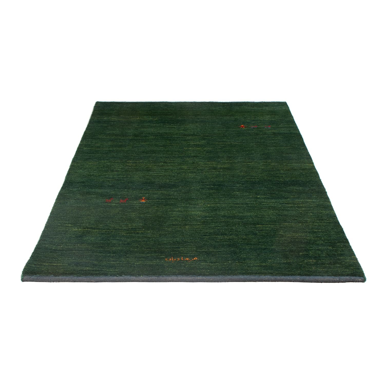 Tapis Gabbeh - Persan - 183 x 115 cm - vert foncé