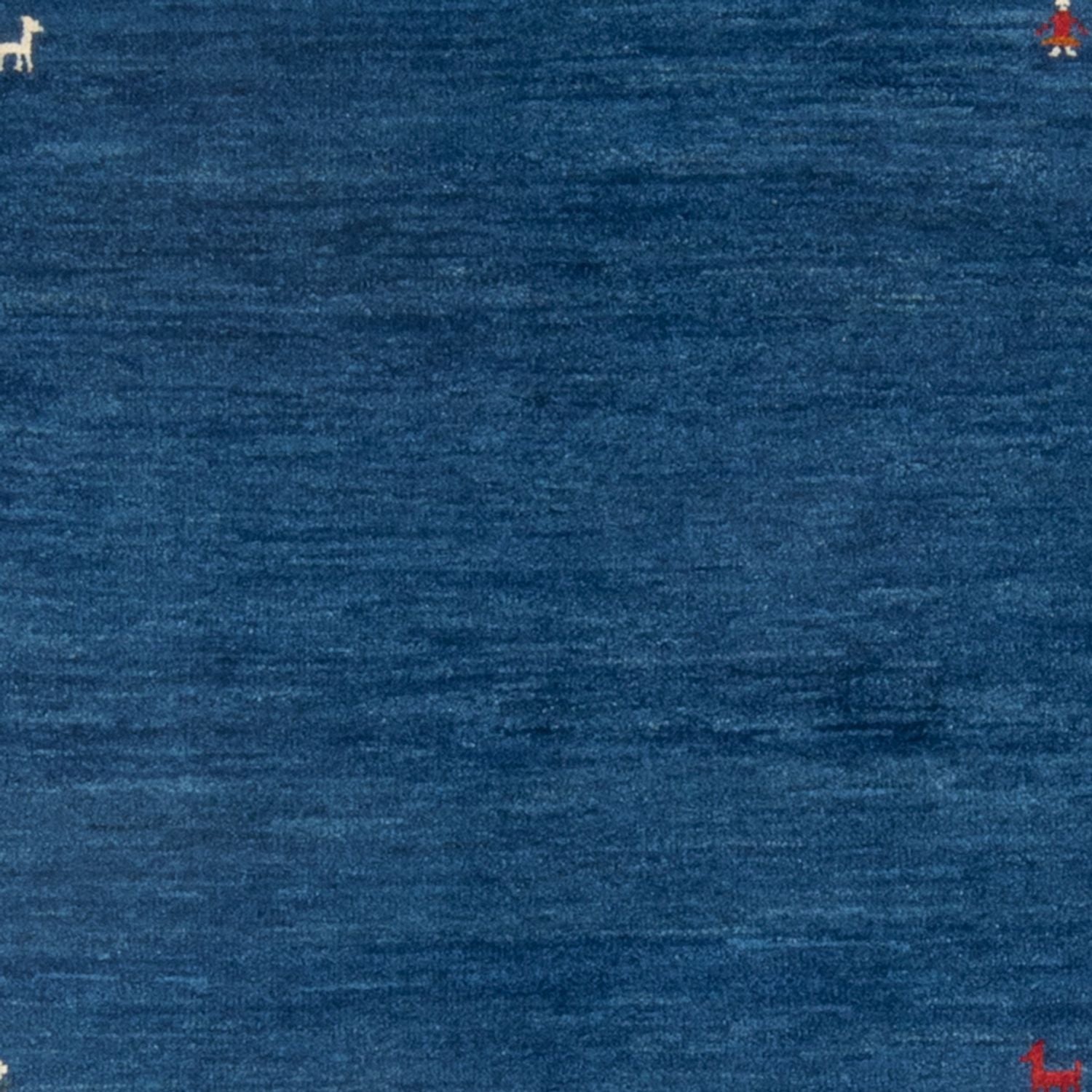 Tapis Gabbeh - Persan - 160 x 107 cm - bleu foncé