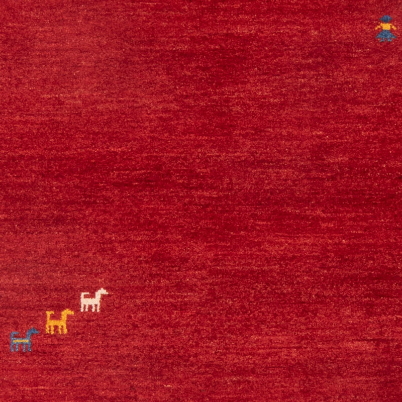 Tapis Gabbeh - Persan - 145 x 103 cm - rouge