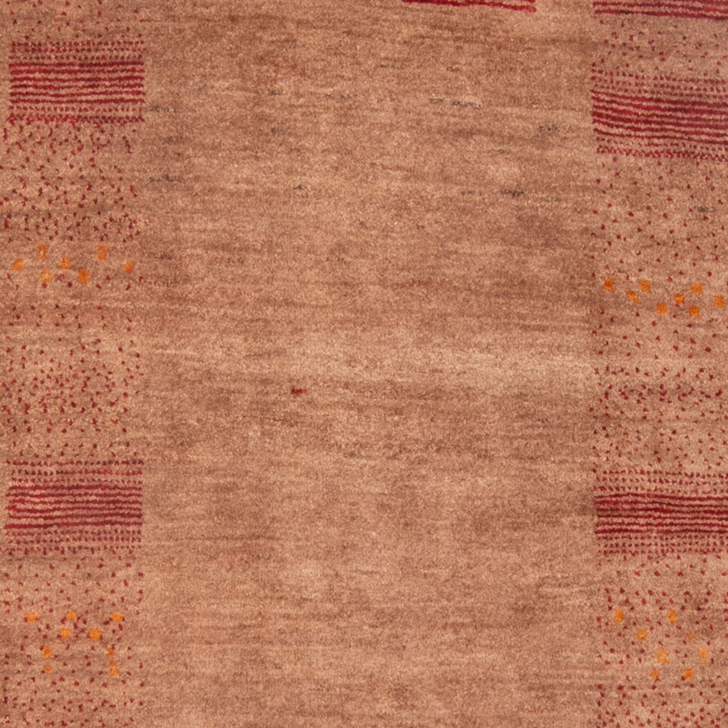 Tapis Gabbeh - Persan - 161 x 104 cm - marron clair