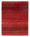 Tapis Gabbeh - Persan - 140 x 102 cm - rouge foncé
