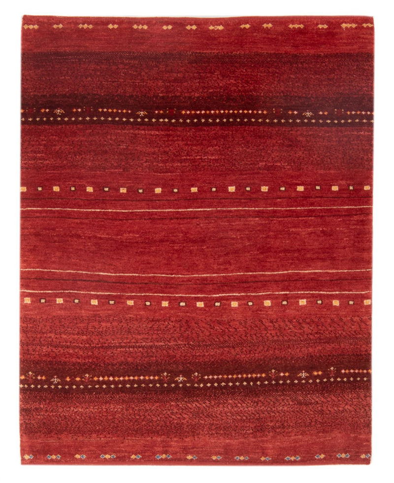 Tapis Gabbeh - Persan - 140 x 102 cm - rouge foncé