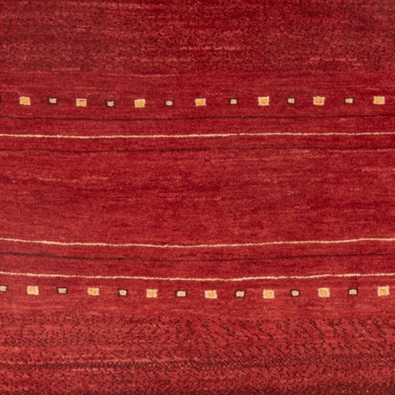 Tapis Gabbeh - Persan - 140 x 102 cm - rouge foncé