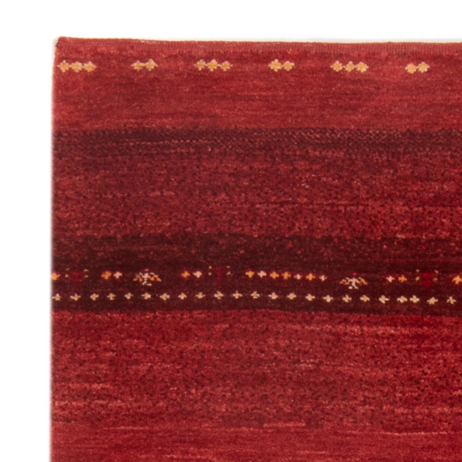 Tapis Gabbeh - Persan - 140 x 102 cm - rouge foncé