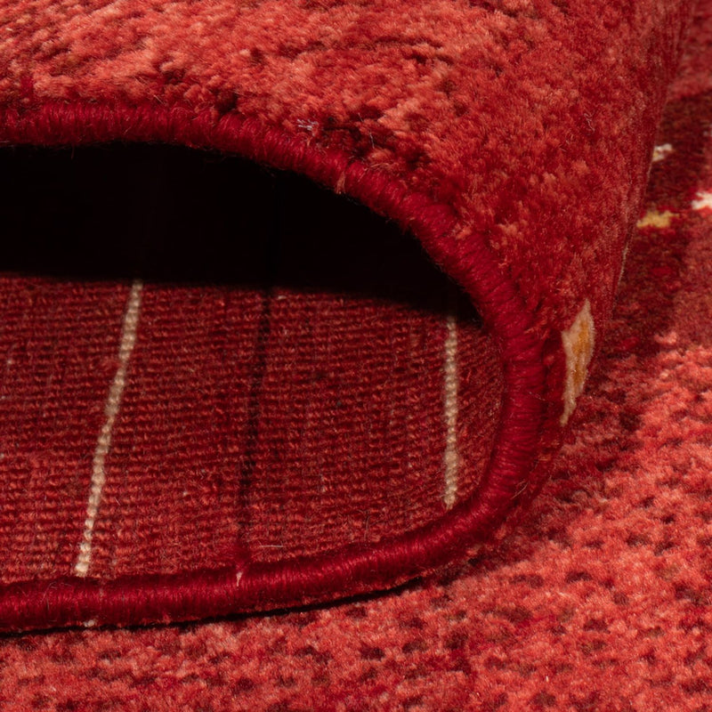 Tapis Gabbeh - Persan - 140 x 102 cm - rouge foncé