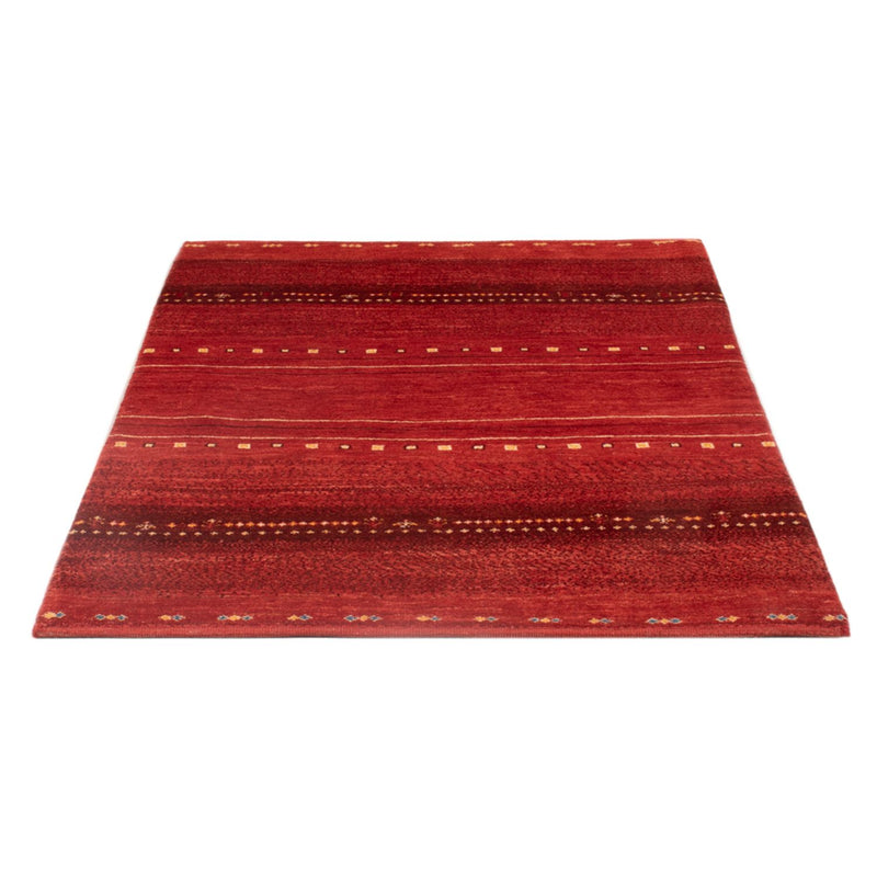 Tapis Gabbeh - Persan - 140 x 102 cm - rouge foncé