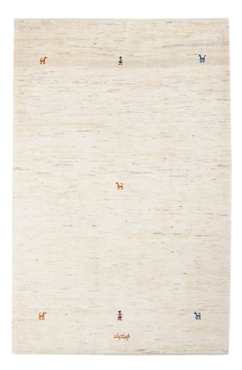 Tapis Gabbeh - Persan - 176 x 120 cm - beige