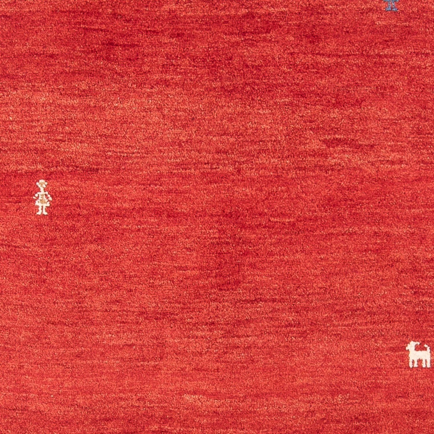 Tapis Gabbeh - Persan - 169 x 115 cm - rouge