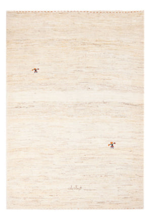 Tapis Gabbeh - Persan - 160 x 110 cm - crème