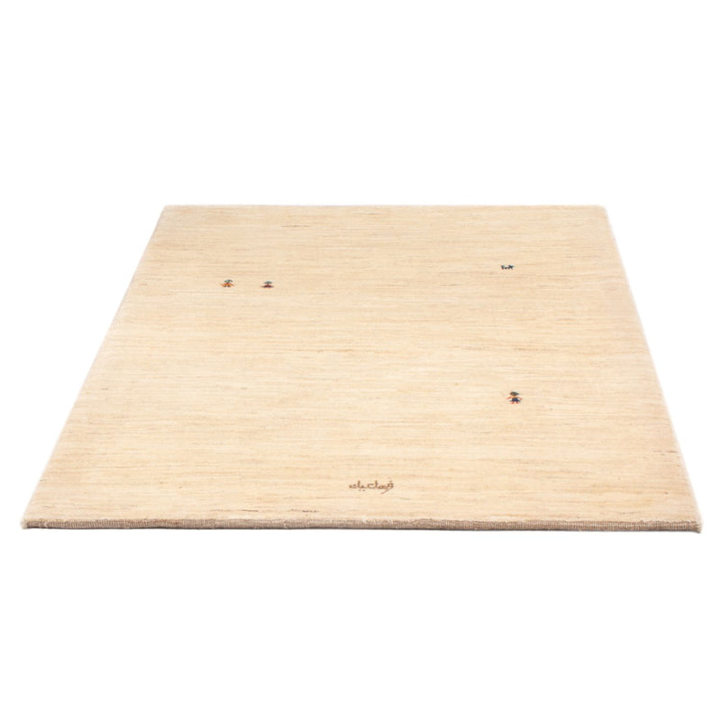 Tapis Gabbeh - Persan - 150 x 109 cm - beige clair