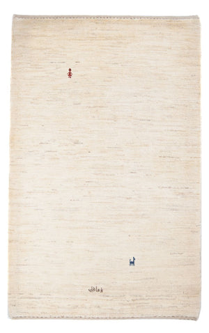Tapis Gabbeh - Persan - 162 x 111 cm - beige