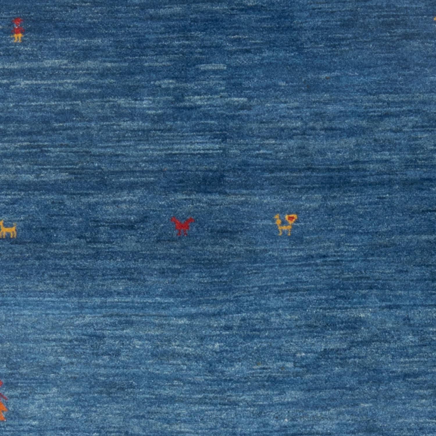 Tapis Gabbeh - Persan - 144 x 96 cm - bleu de mer