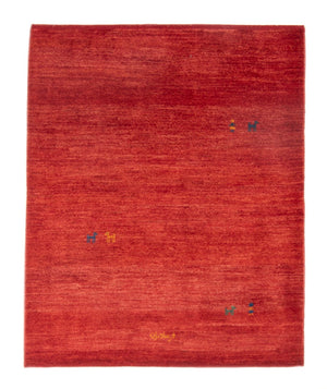Tapis Gabbeh - Persan - 140 x 104 cm - rouge