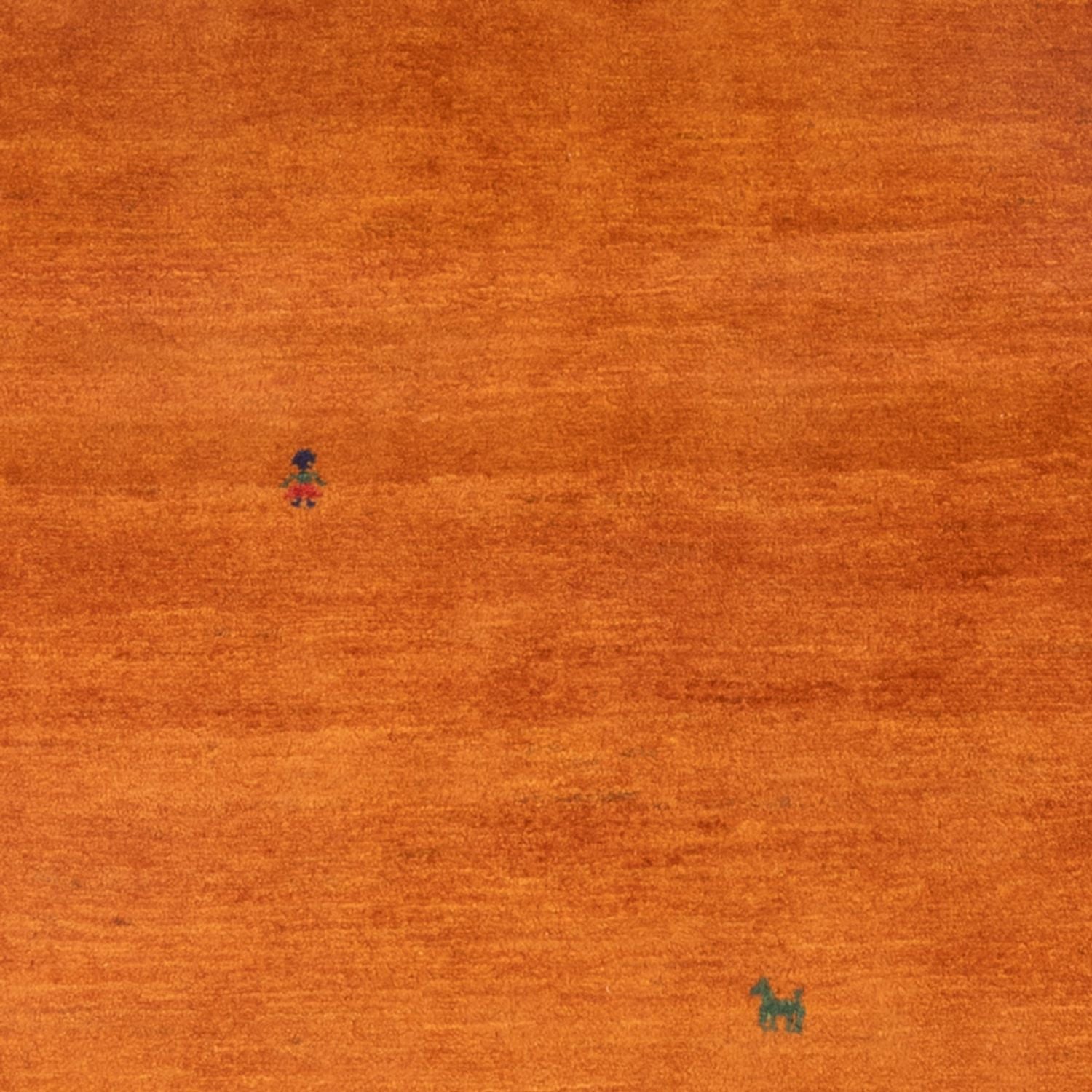 Tapis Gabbeh - Persan - 152 x 103 cm - terracotta