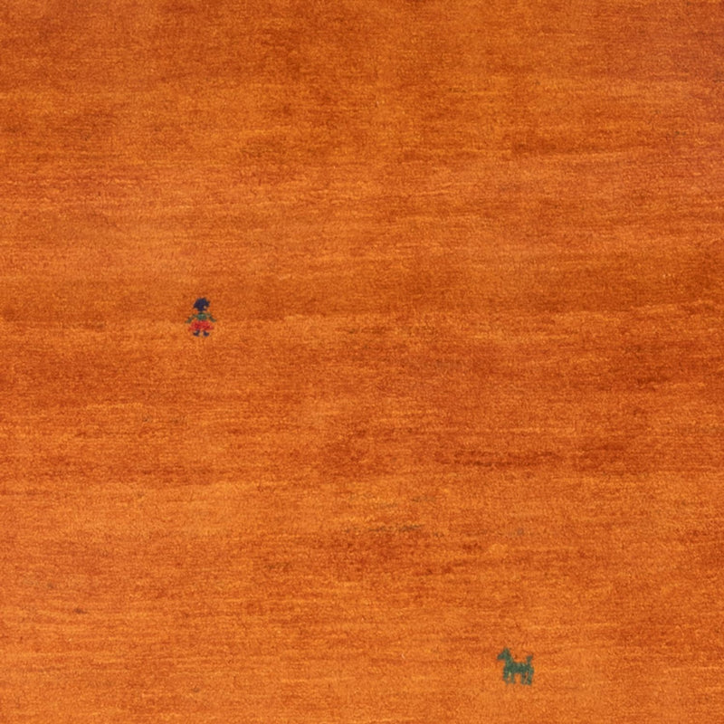 Tapis Gabbeh - Persan - 152 x 103 cm - terracotta