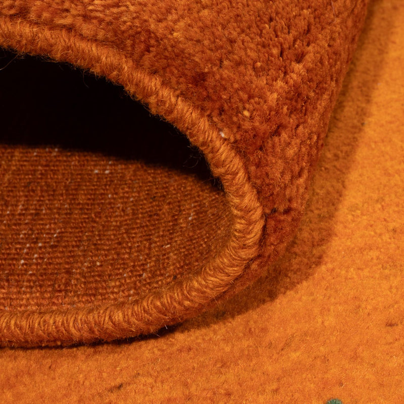 Tapis Gabbeh - Persan - 152 x 103 cm - terracotta