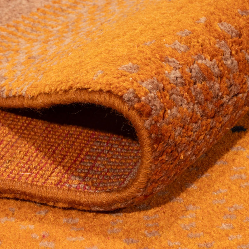 Tapis Gabbeh - Persan - 145 x 100 cm - terracotta