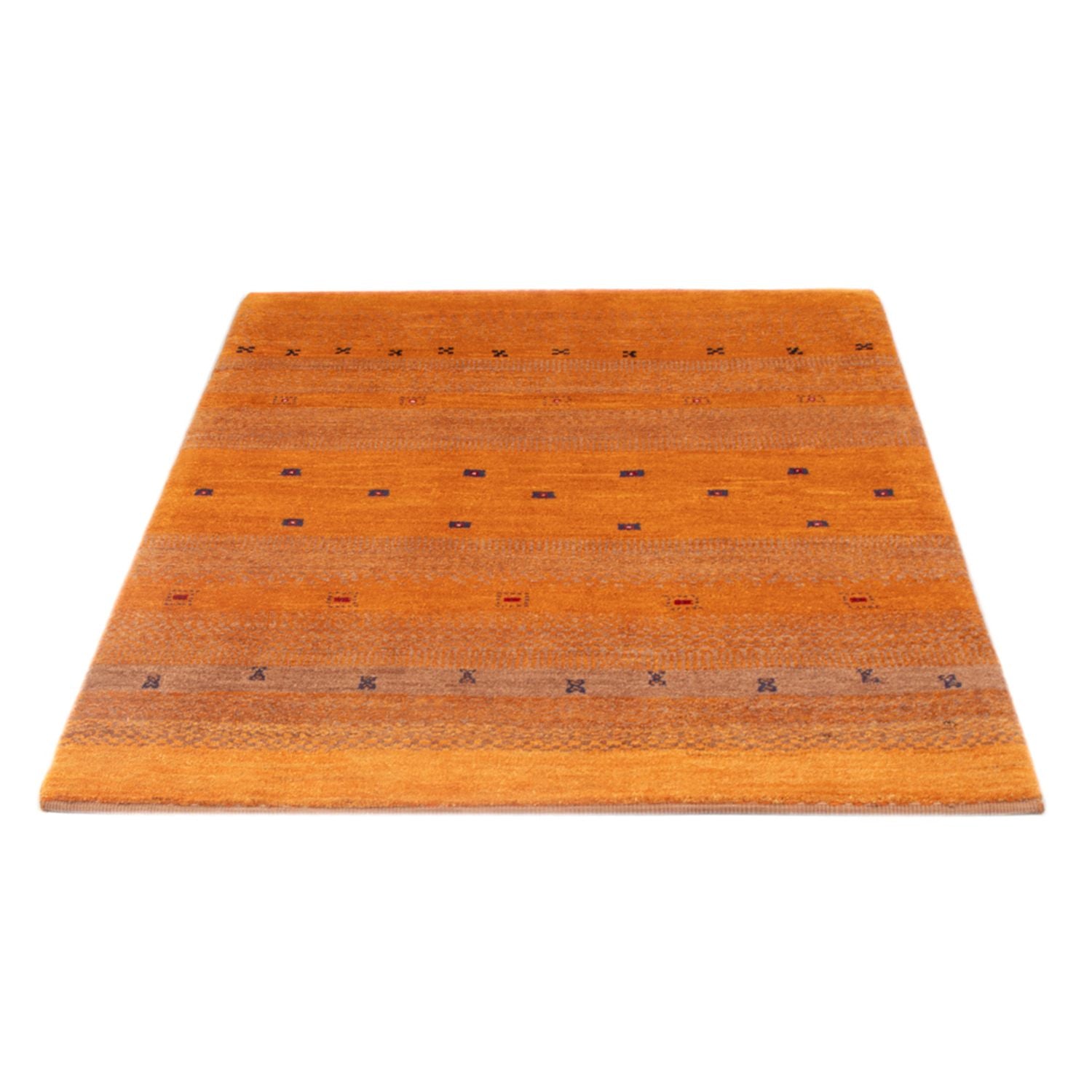 Tapis Gabbeh - Persan - 145 x 100 cm - terracotta