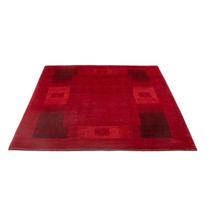 Tapis Gabbeh - Persan - 180 x 127 cm - rouge foncé