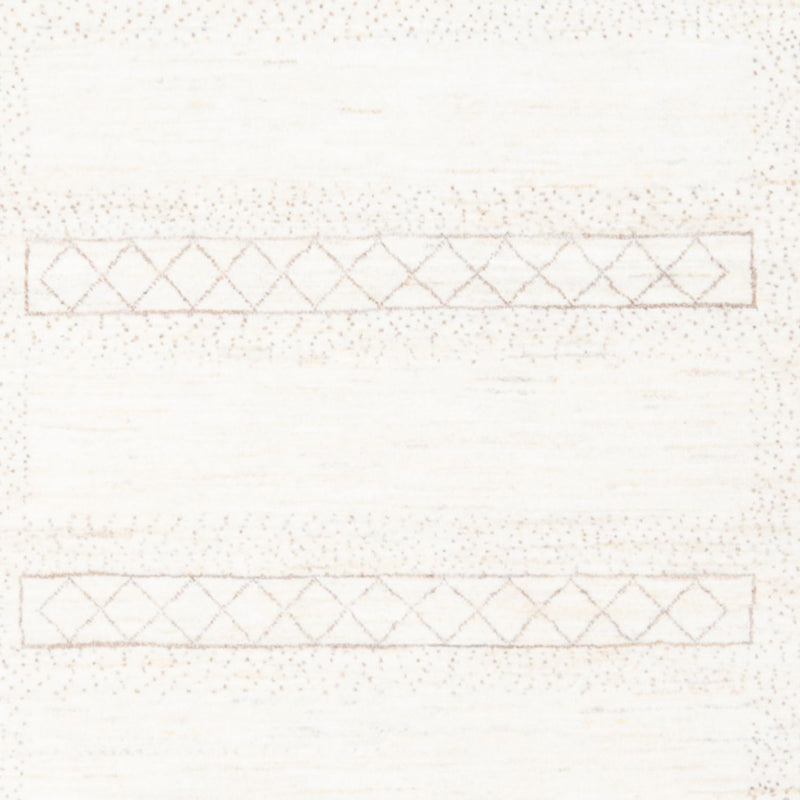 Tapis Gabbeh - Persan - 180 x 120 cm - blanc