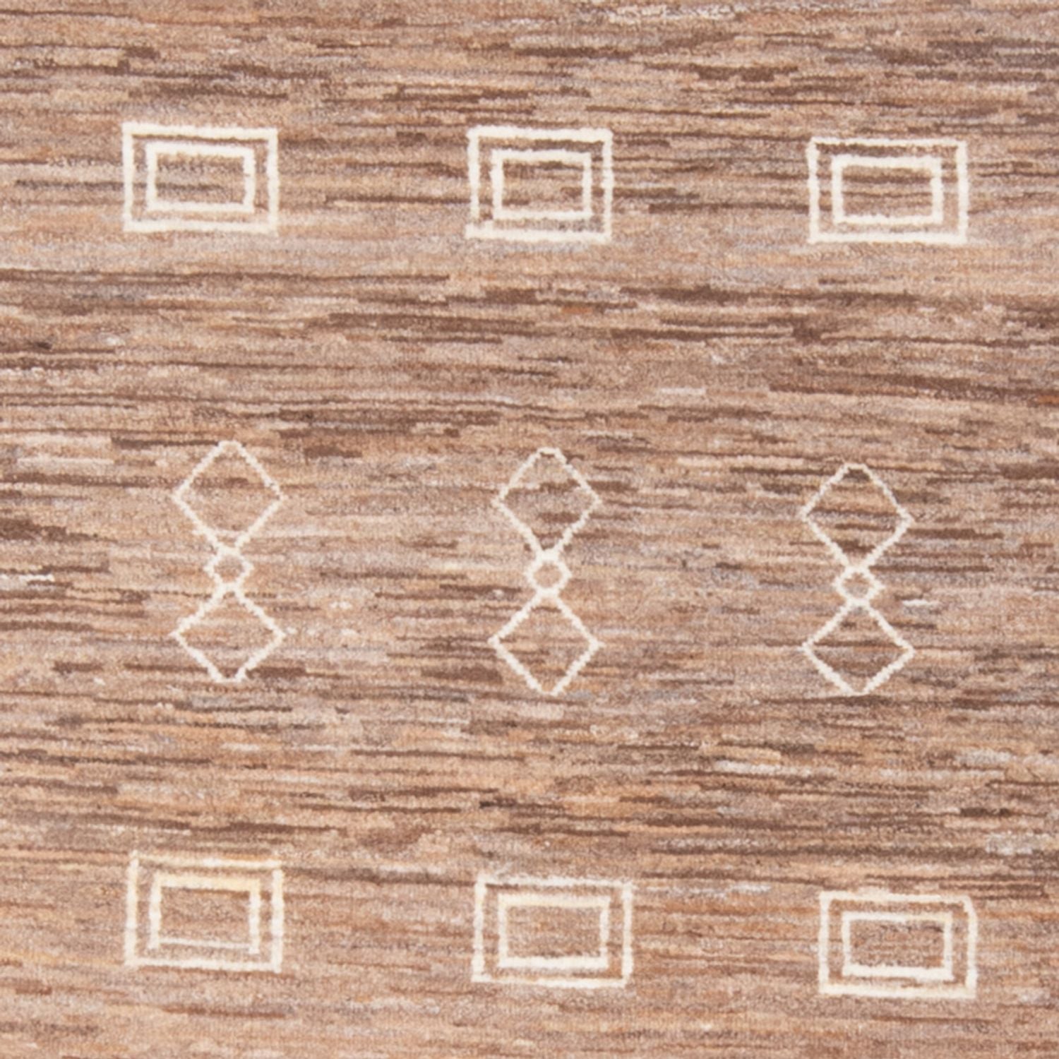 Tapis Gabbeh - Persan - 149 x 99 cm - marron