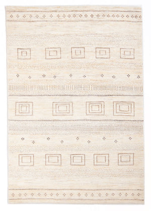 Tapis Gabbeh - Persan - 175 x 120 cm - beige clair