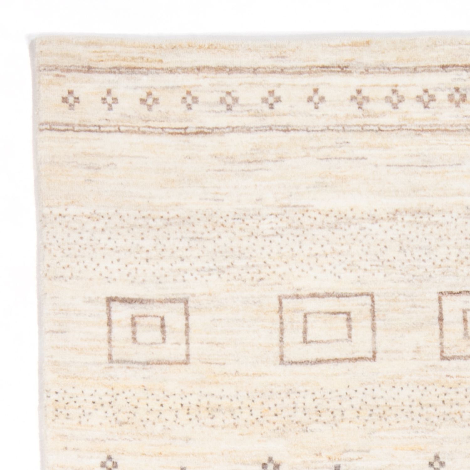 Tapis Gabbeh - Persan - 175 x 120 cm - beige clair