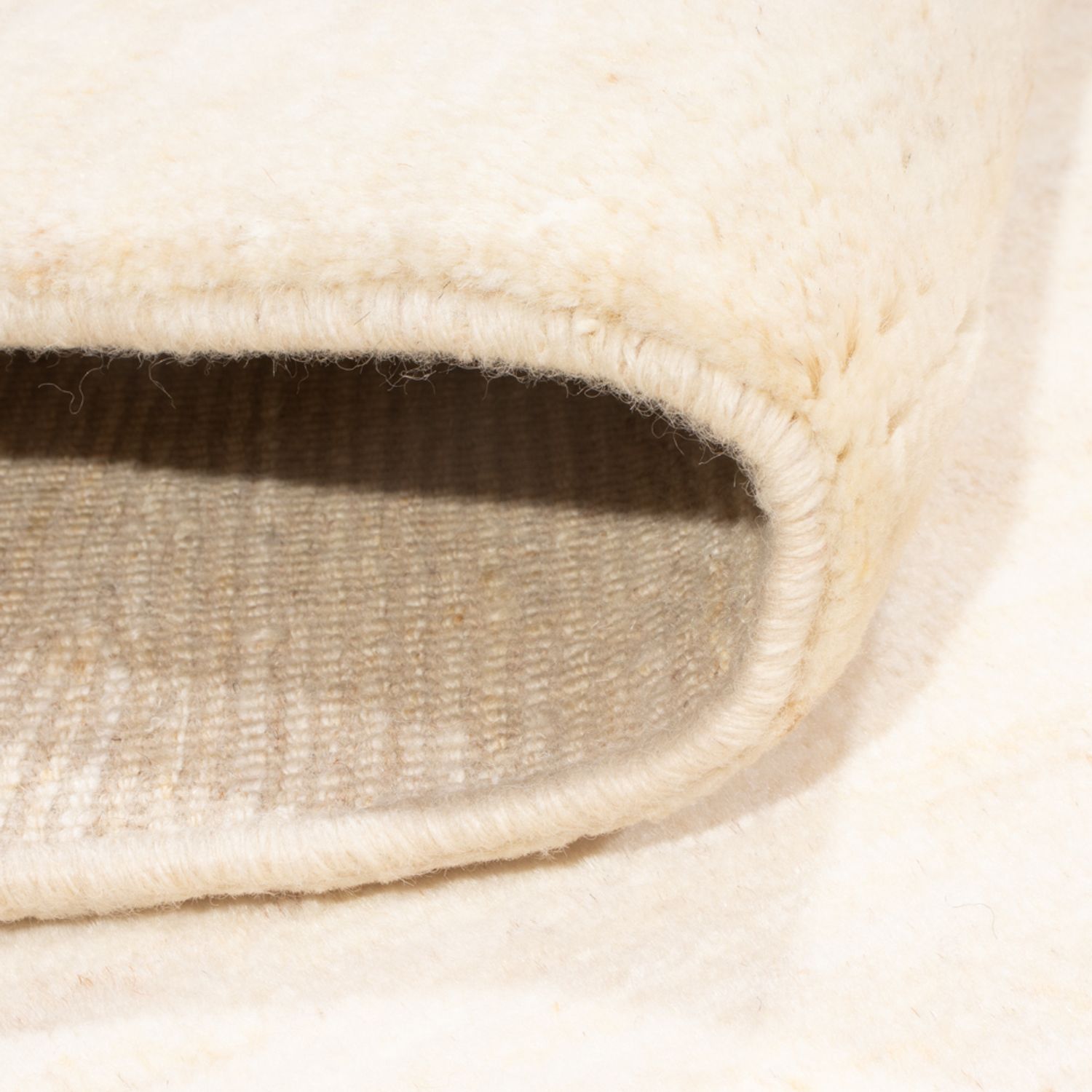 Tapis Gabbeh - Persan - 157 x 108 cm - beige clair