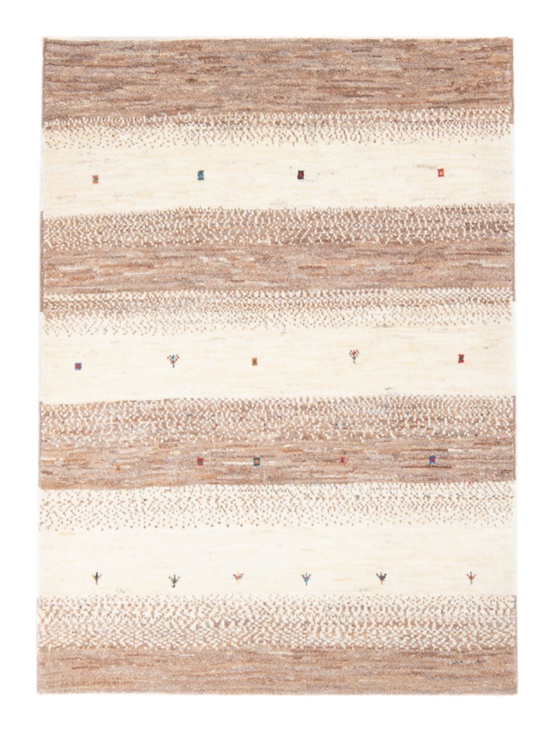 Tapis Gabbeh - Persan - 143 x 97 cm - multicolore